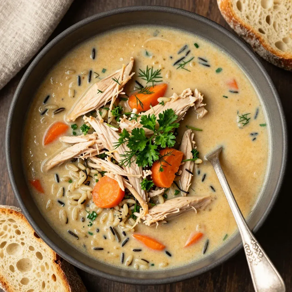 Hearty Chicken and Wild Rice Soup for Winter Health
