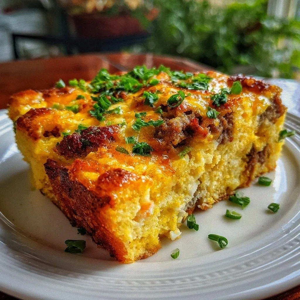 Southern Cornbread Breakfast Casserole