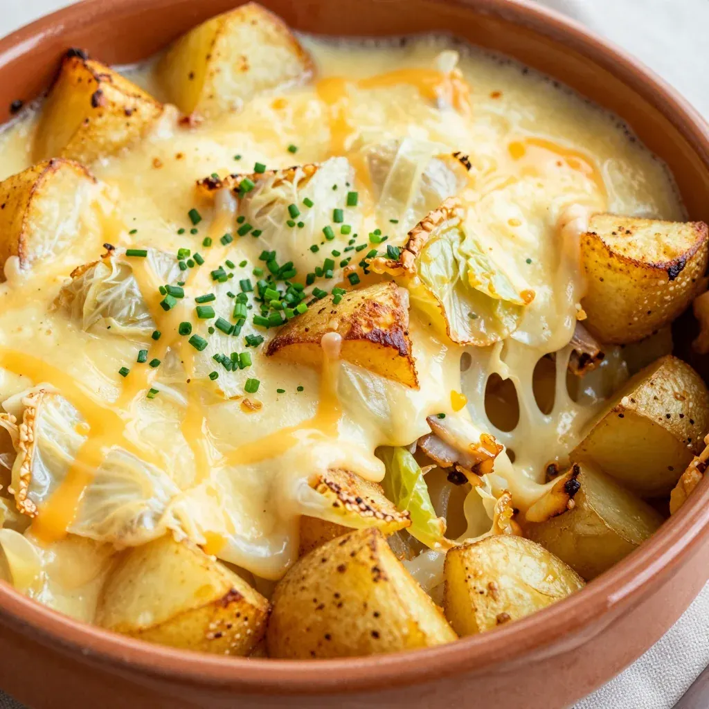 budget friendly cabbage and potato casserole for family suppers