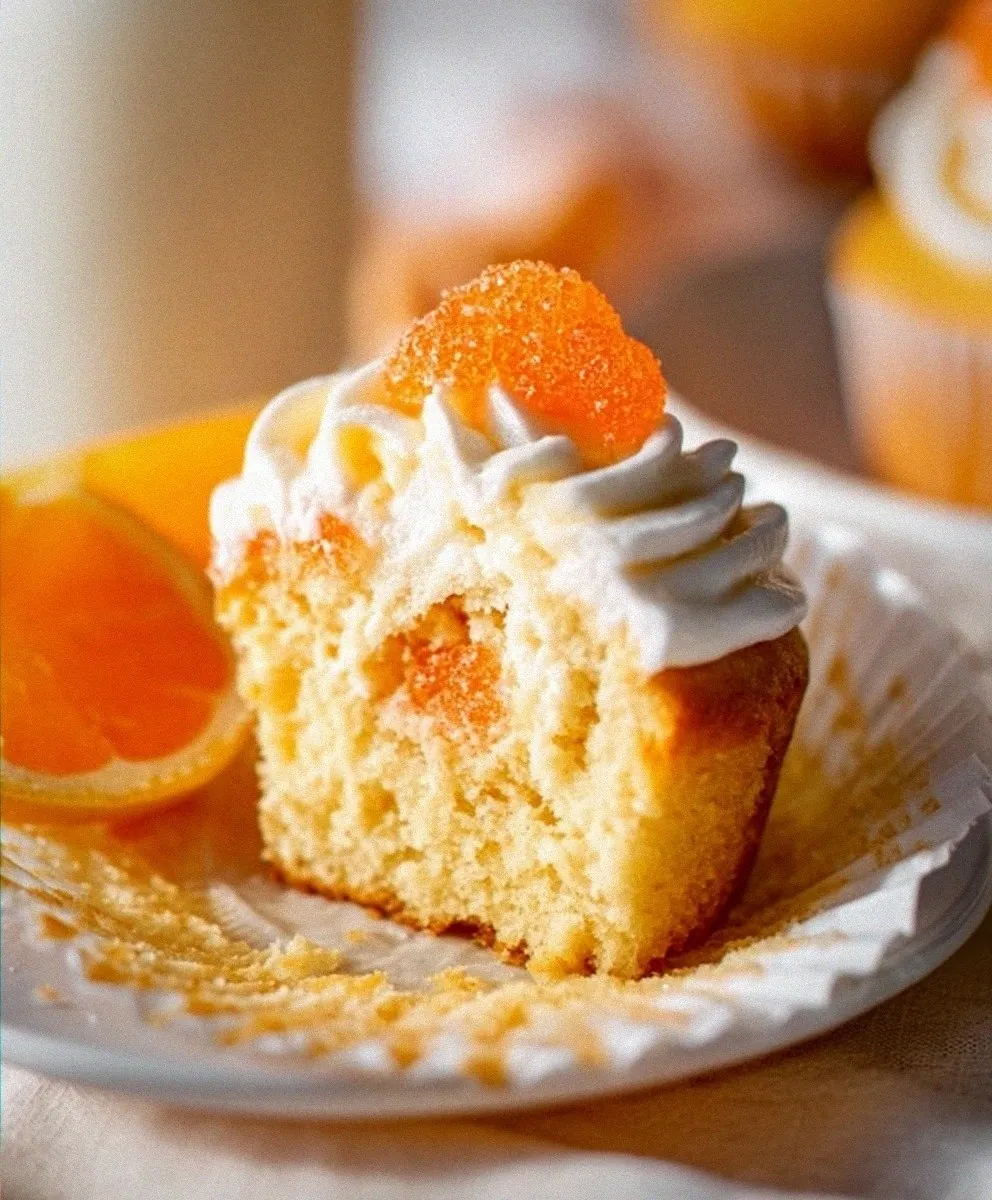 Orange Creamsicle Cupcakes — A Bright, Creamy Dessert