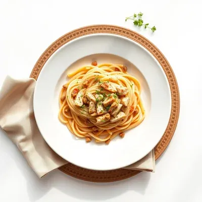Turkey Garlic Penne