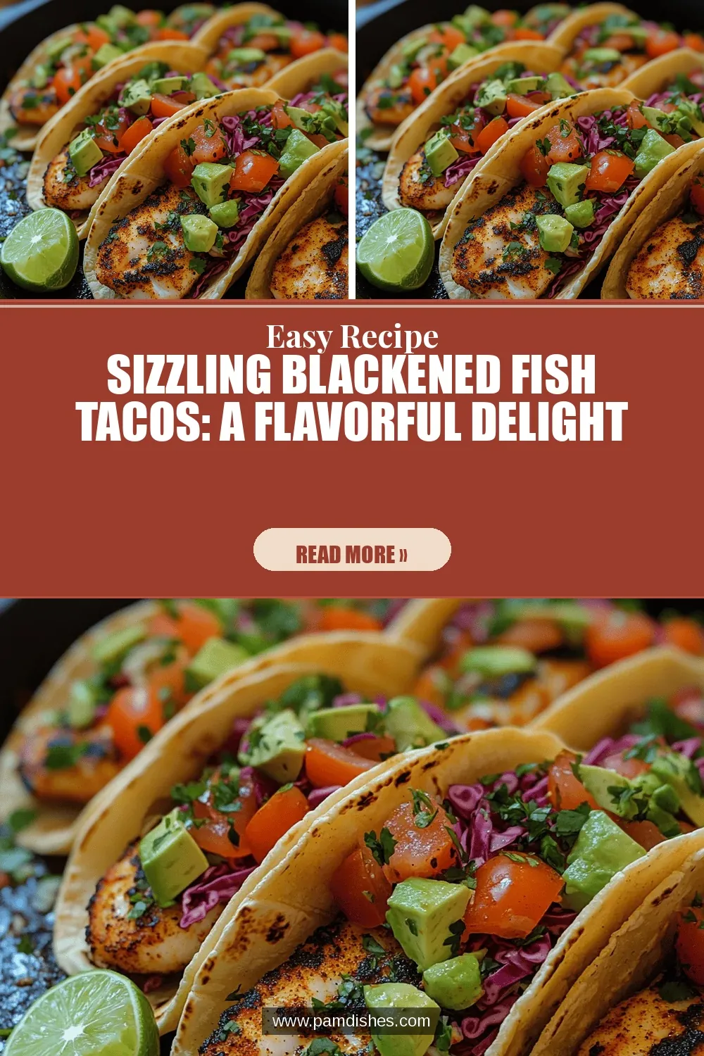 Sizzling Blackened Fish Tacos: A Flavorful Delight
