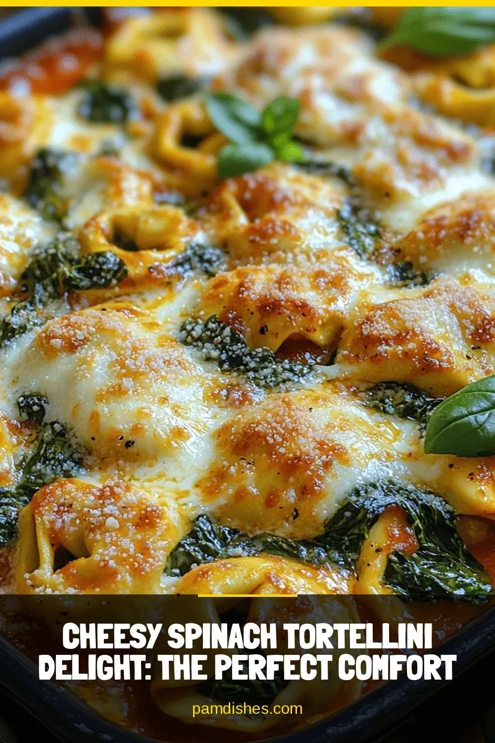 Cheesy Spinach Tortellini Delight: The Perfect Comfort Food