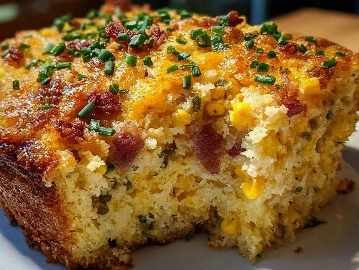 Loaded Cornbread Casserole