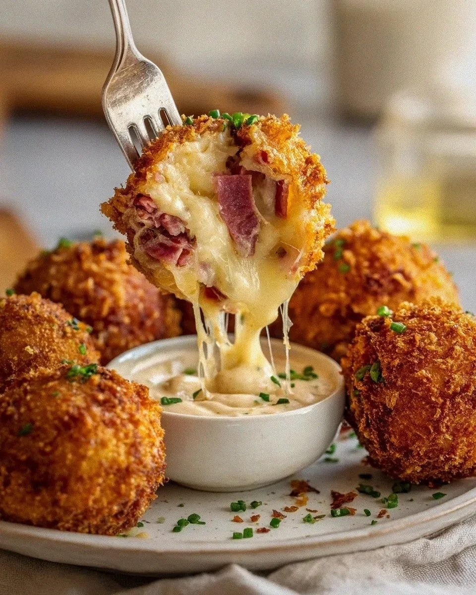 Crispy Reuben Balls w/ Zesty Thousand Island Dip – So Delicious!