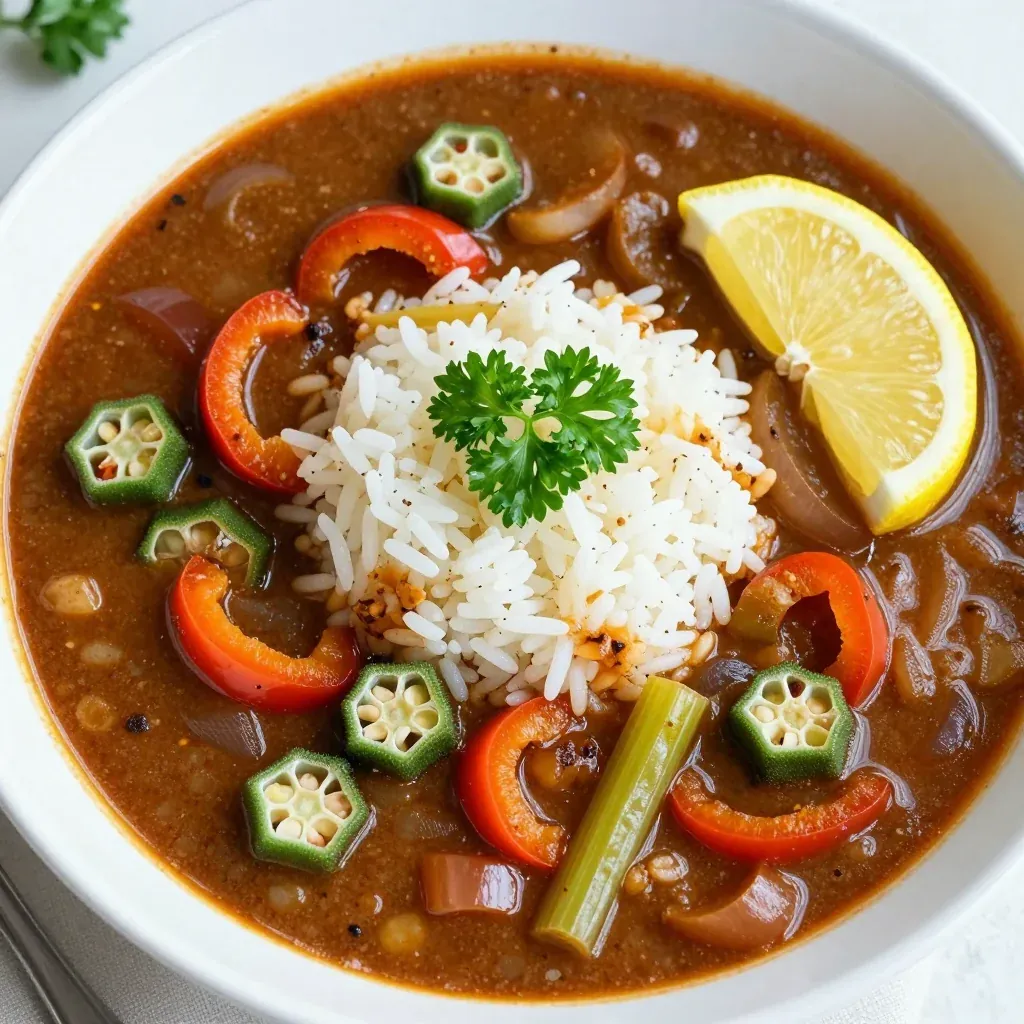 Spicy Vegan Gumbo with Okra for a Flavorful MLK Day Celebration