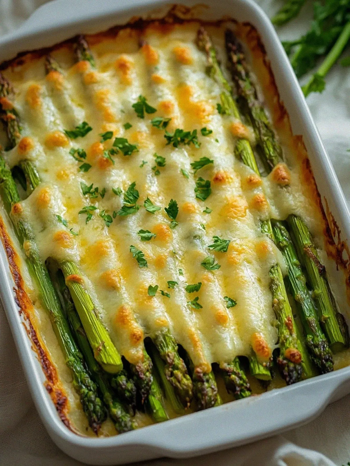 Irresistible Cheesy Baked Asparagus You Can’t Resist!