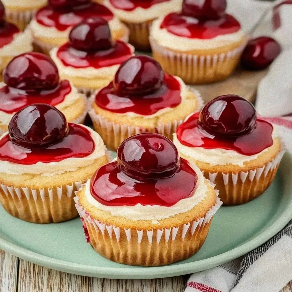 Irresistible Cherry Cheesecake Cupcakes Recipe Delight