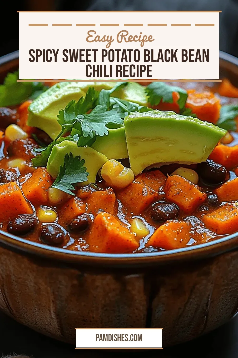 Spicy Sweet Potato Black Bean Chili Recipe