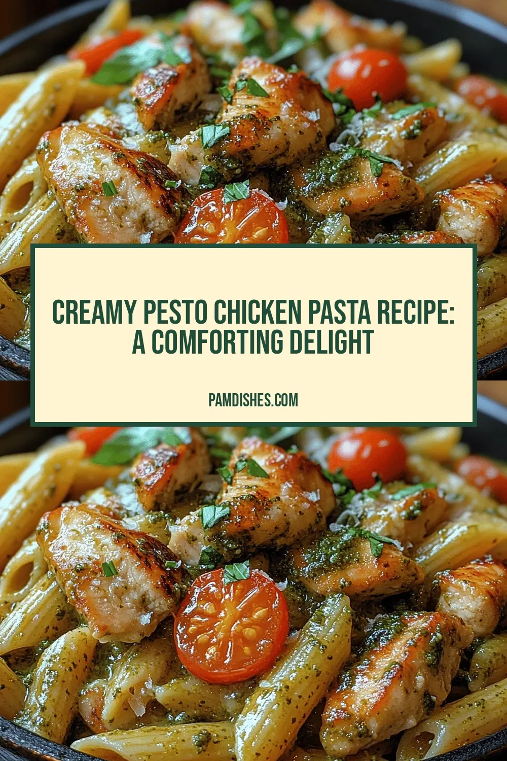 Creamy Pesto Chicken Pasta Recipe: A Comforting Delight