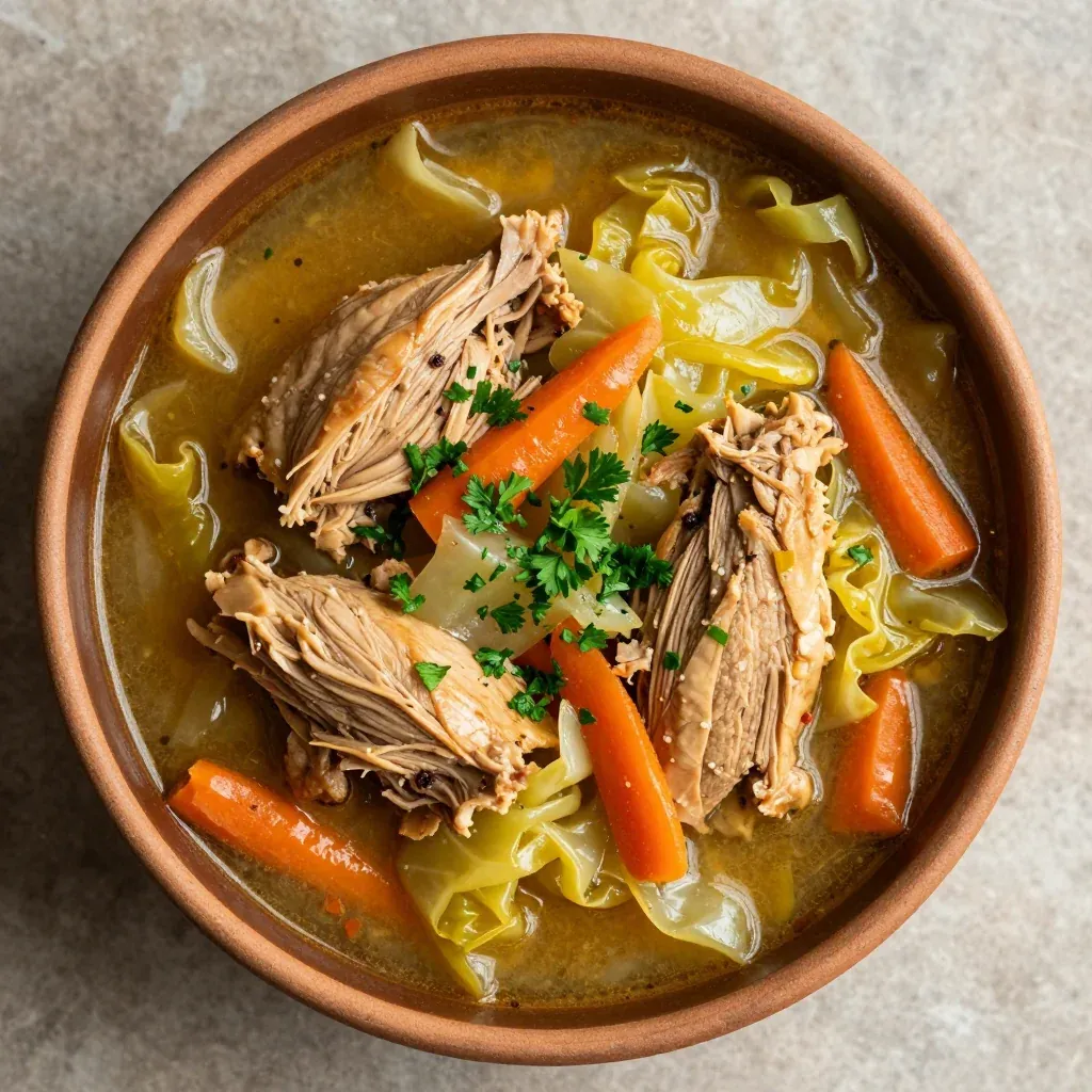 slow cooker turkey and cabbage stew for warm and budgetfriendly winter suppers