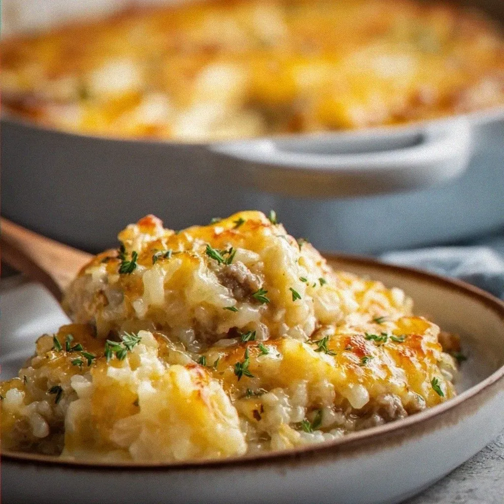 Cheesy Ground Beef and Rice Casserole: Easy Weeknight Comfort