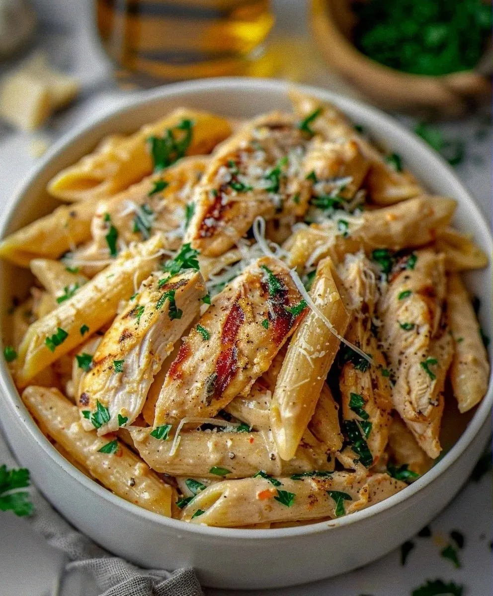 Garlic Parmesan Chicken Pasta: A Simple & Delicious Recipe