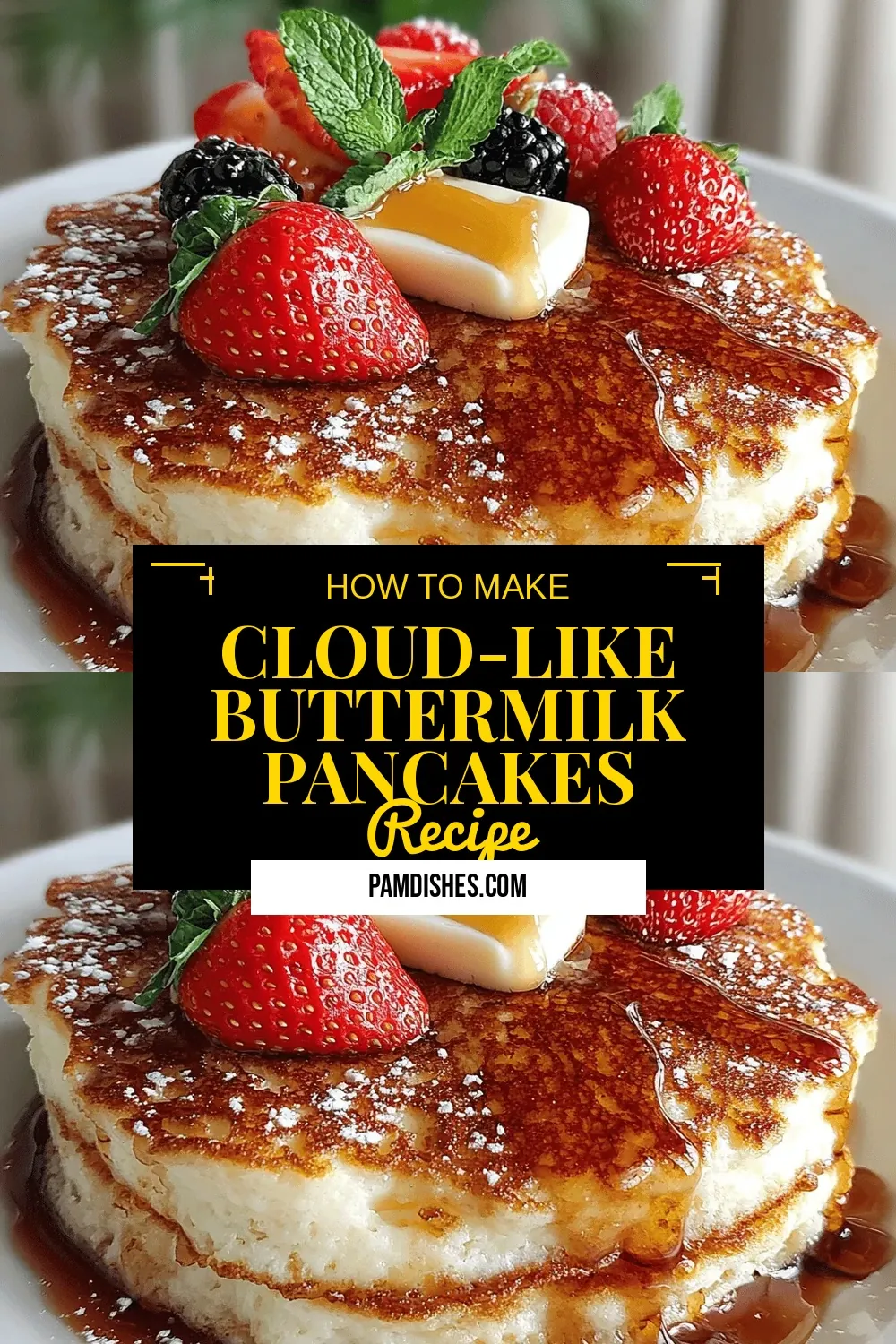 Cloud-Like Buttermilk Pancakes