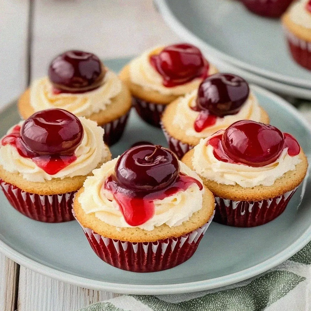 Irresistible Cherry Cheesecake Cupcakes Recipe Delight
