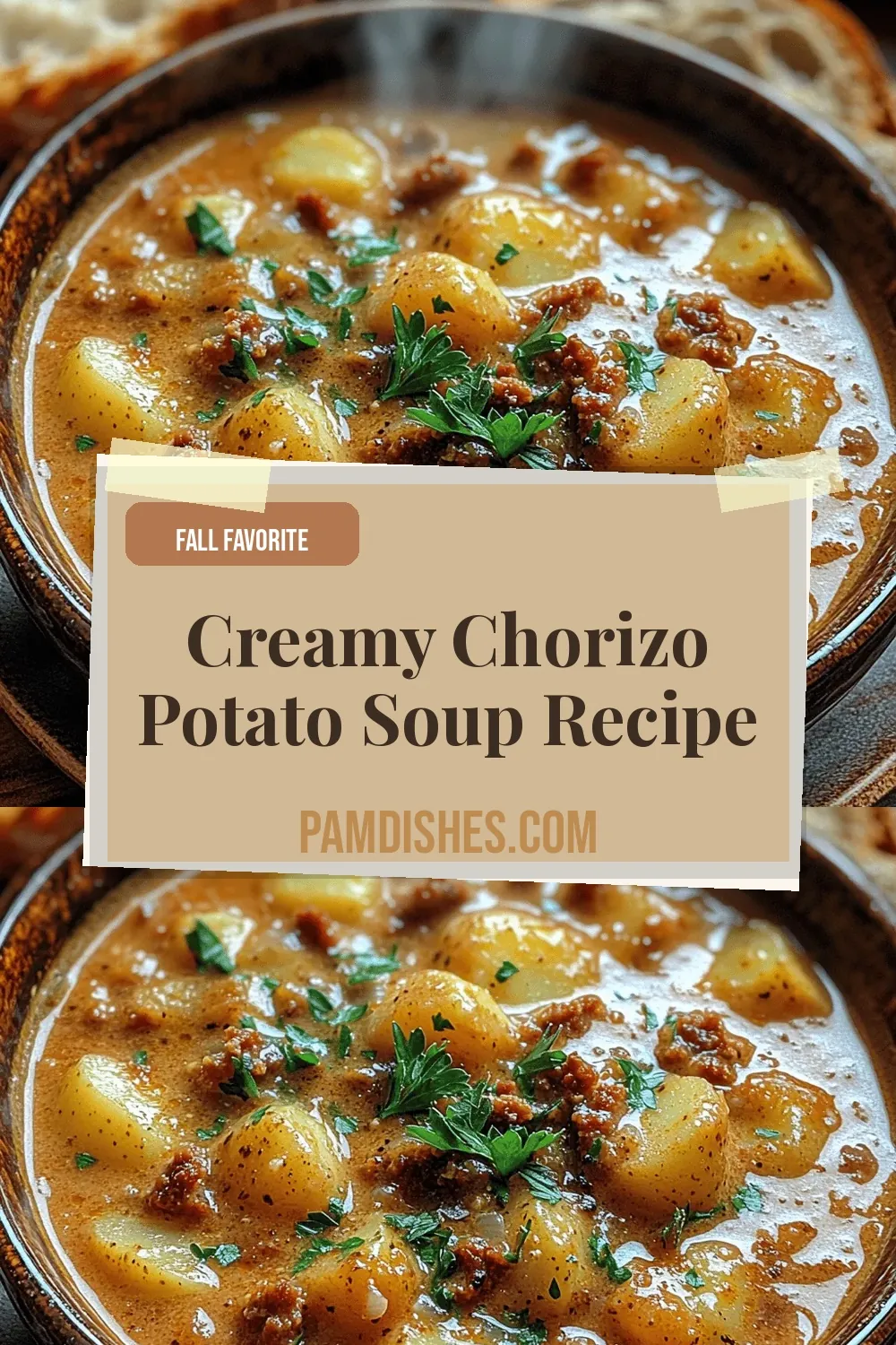 Creamy Chorizo Potato Soup Recipe