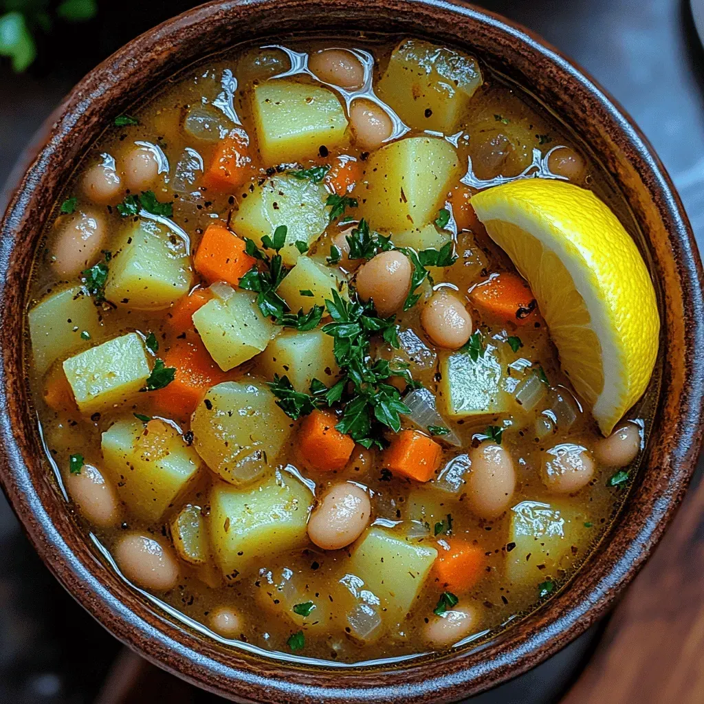 Potato and Bean Bliss Soup: A Heartwarming Comfort Food Recipe