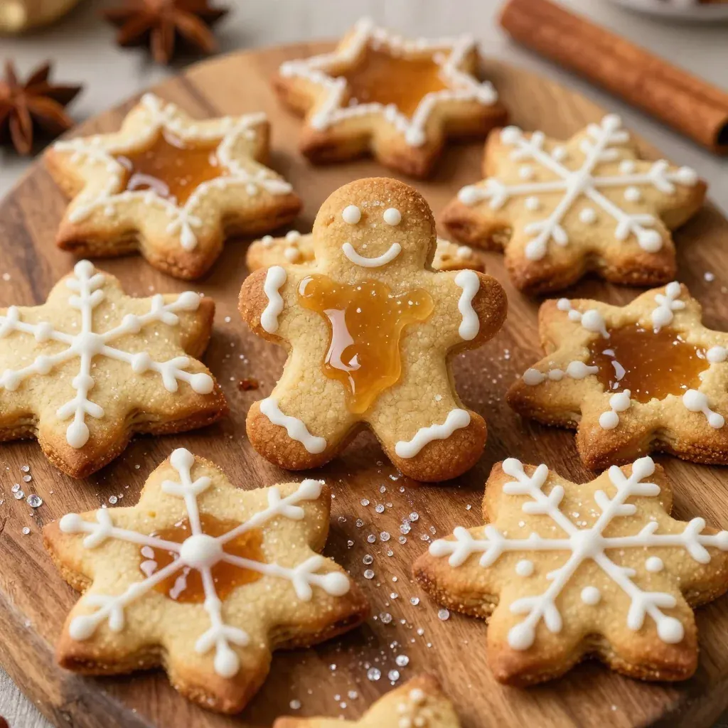 classic gingerbread cookies with warm spices and molasses for christmas baking