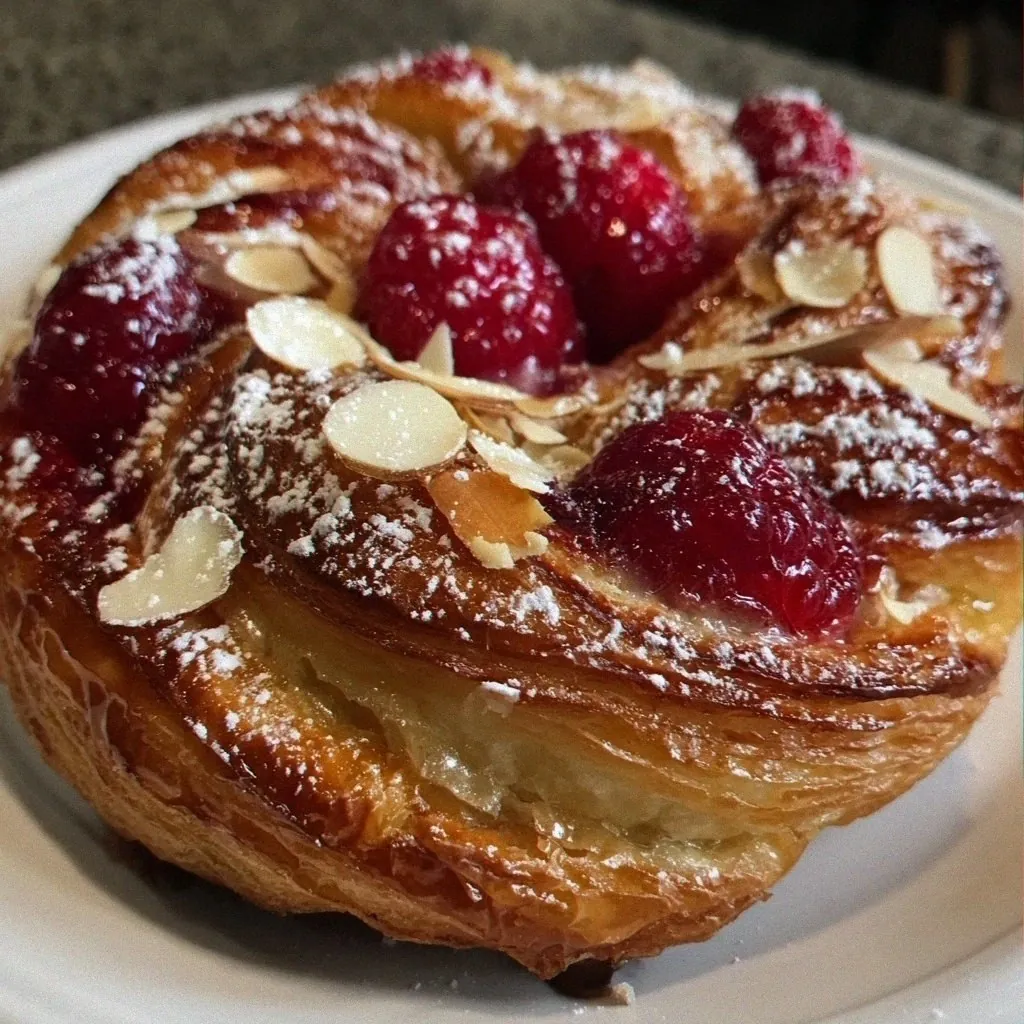 Raspberry Almond Danish