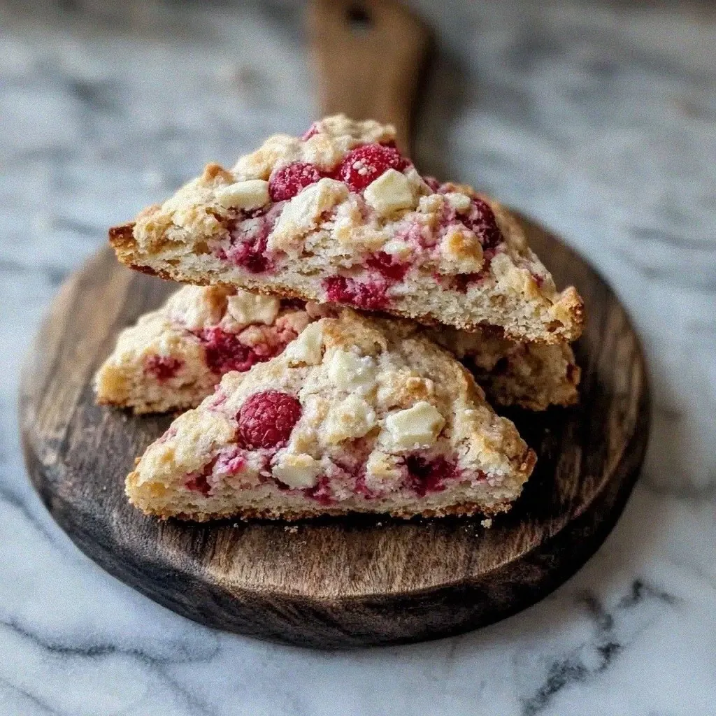 White Chocolate Raspberry Scones : A Bakery-Style Treat at Home