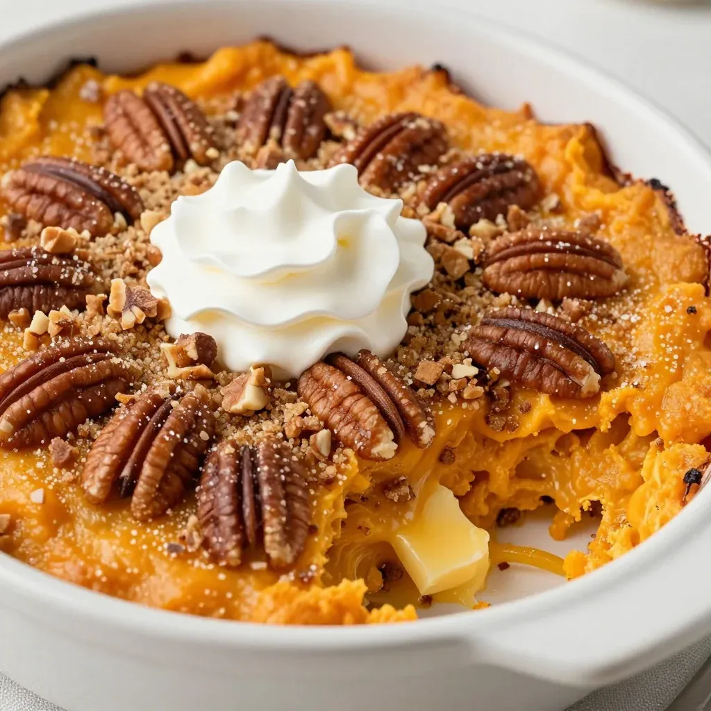 Martin Luther King Jr. Day Sweet Potato Casserole with Pecan Topping