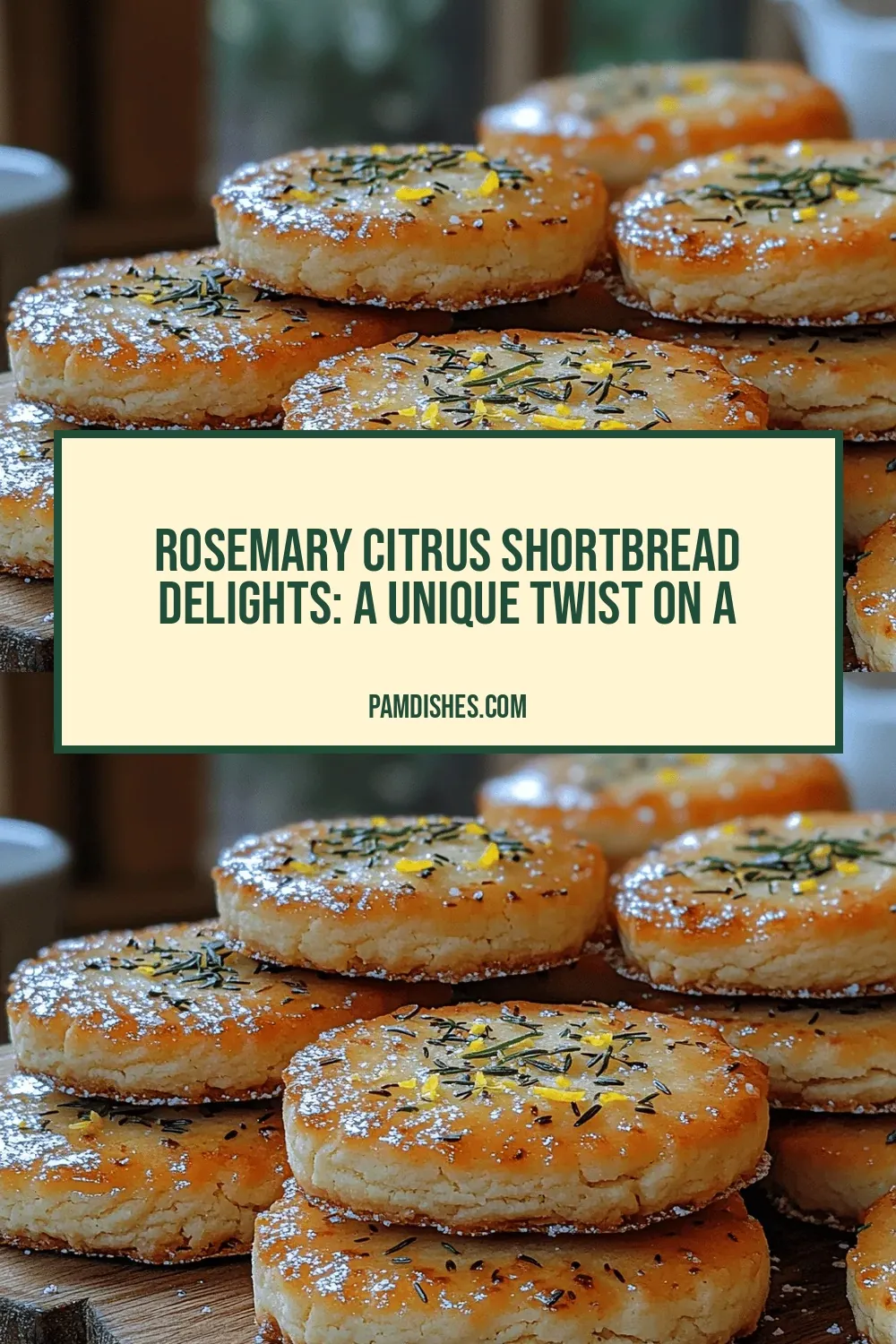 Rosemary Citrus Shortbread Delights: A Unique Twist on a Classic Treat