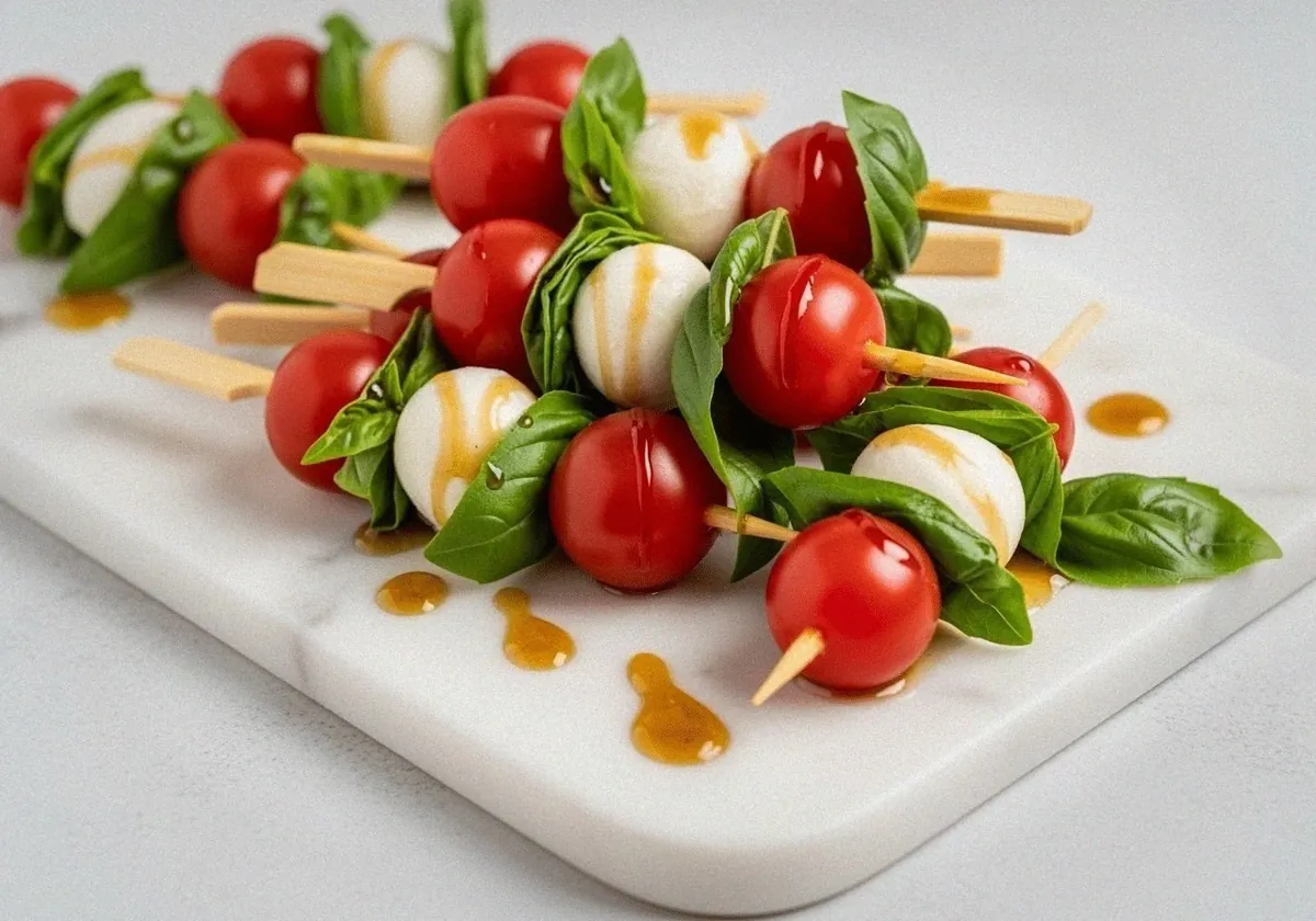 Caprese Skewers: 15 Easy Party Appetizer Ideas That Wow Every Guest