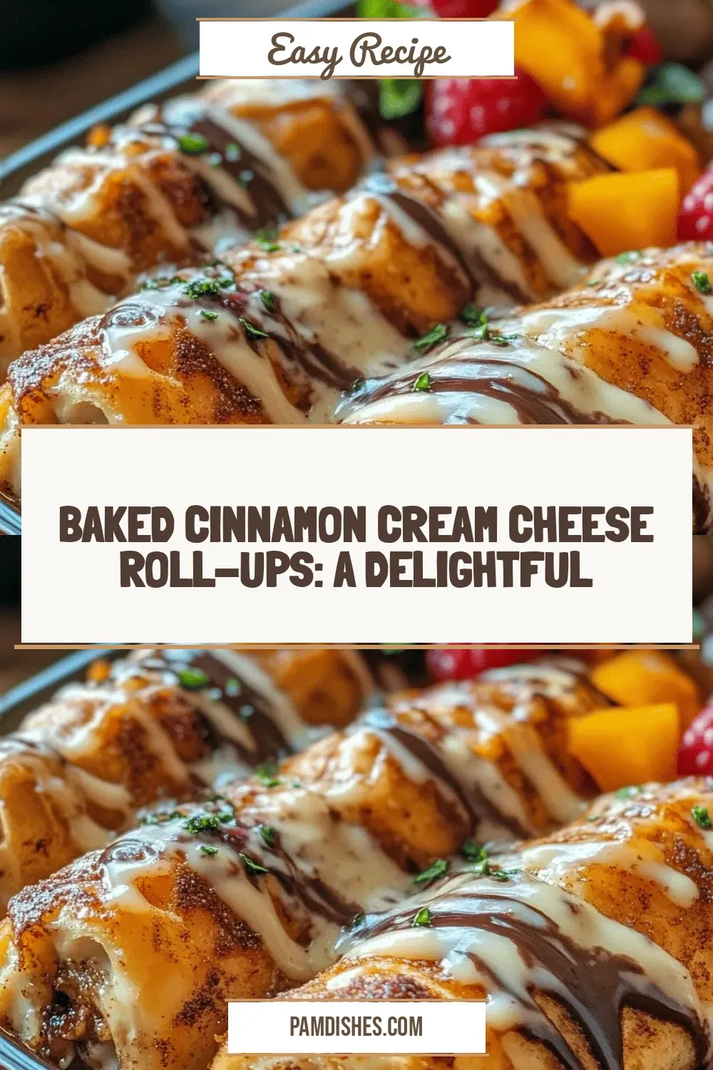 Baked Cinnamon Cream Cheese Roll-Ups: A Delightful Homemade Treat