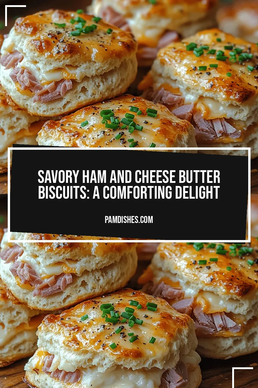 Savory Ham and Cheese Butter Biscuits: A Comforting Delight
