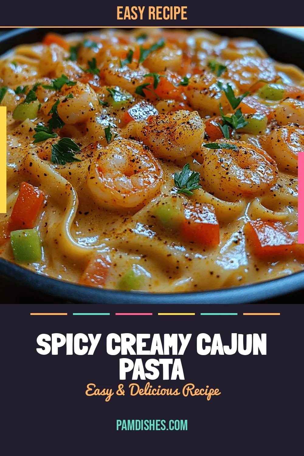 Spicy Creamy Cajun Pasta