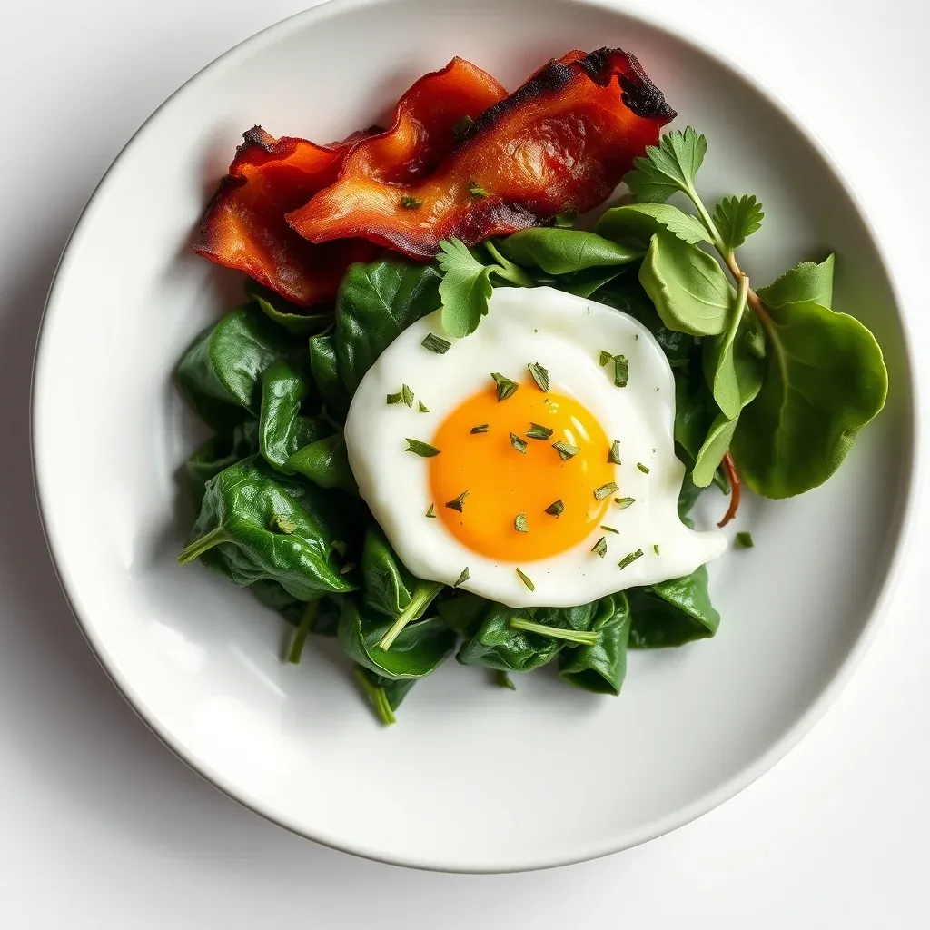 Bacon & Spinach Breakfast Delight
