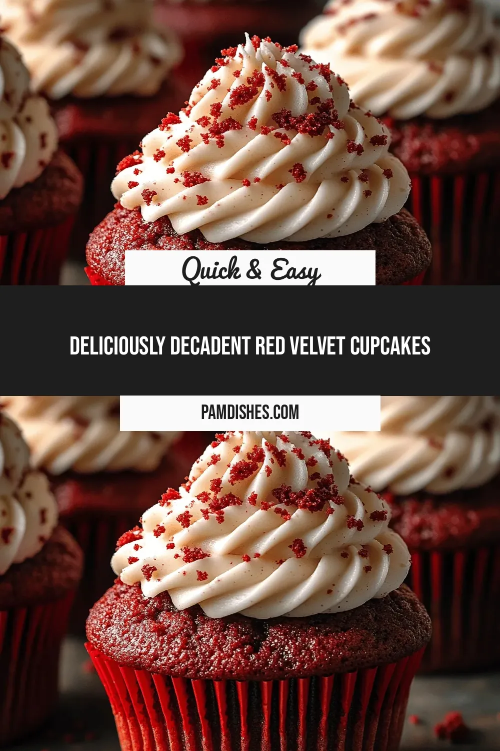Deliciously Decadent Red Velvet Cupcakes