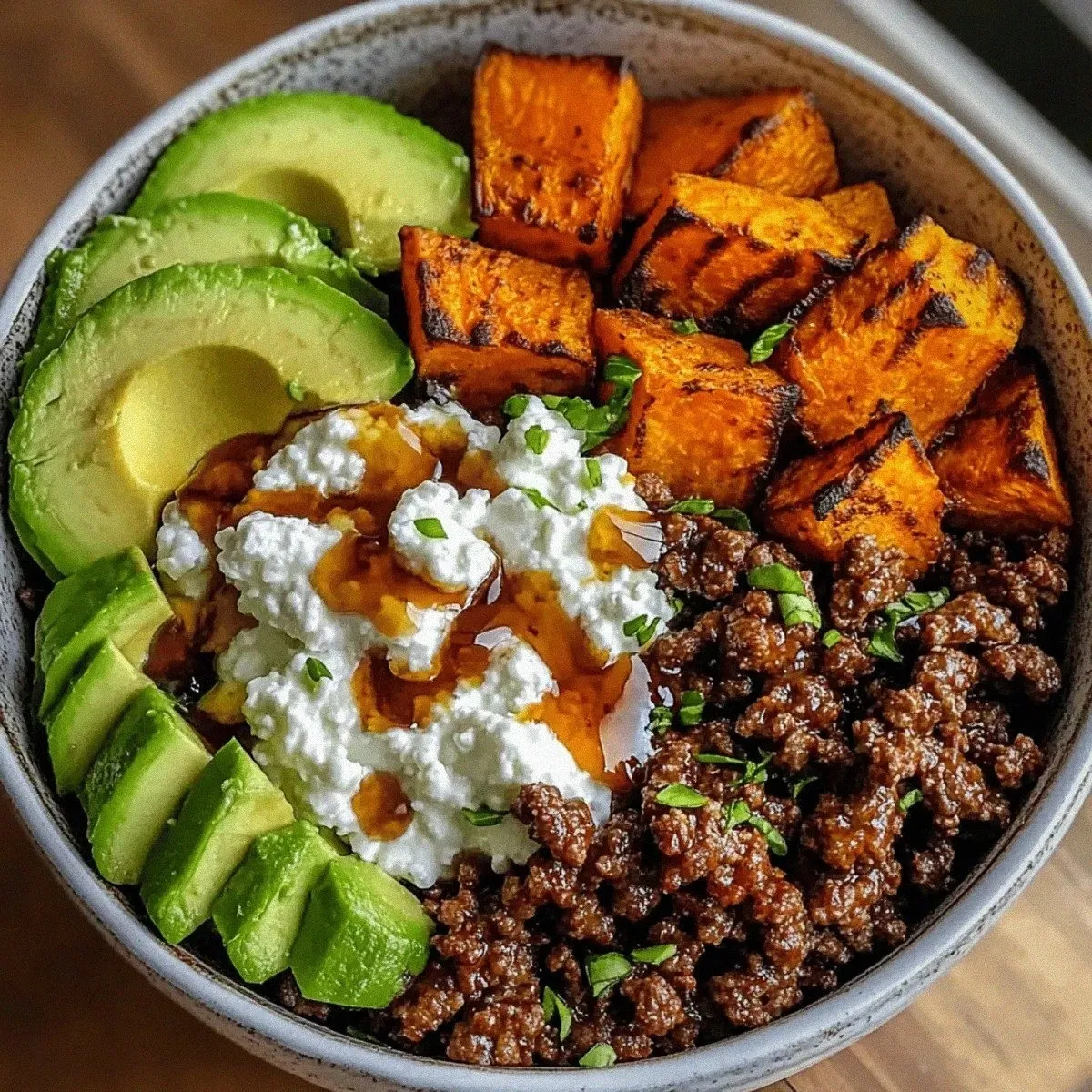 Ground Beef Hot Honey Bowl: Sweet, Spicy, and Satisfying!