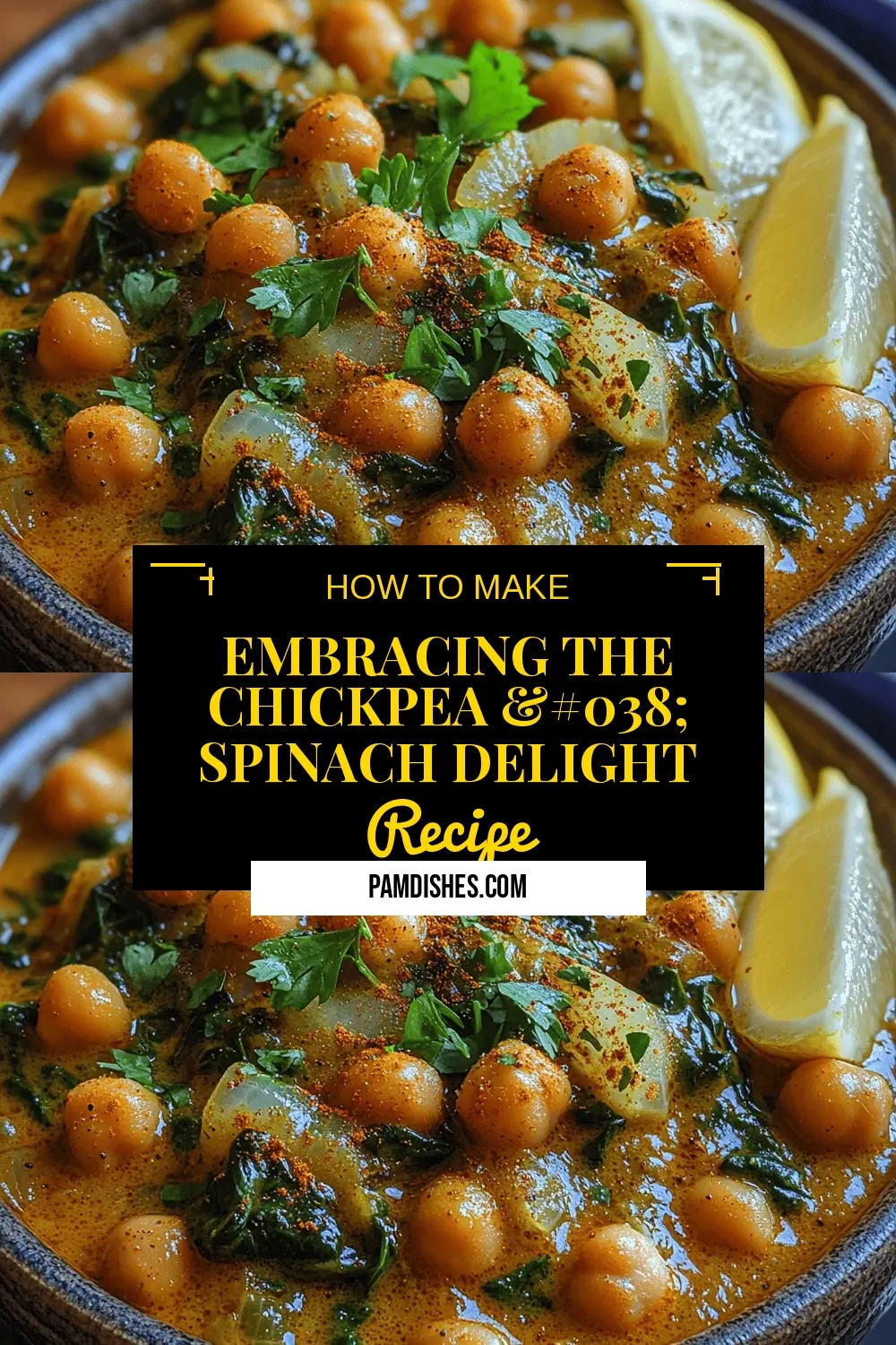 Embracing the Chickpea & Spinach Delight