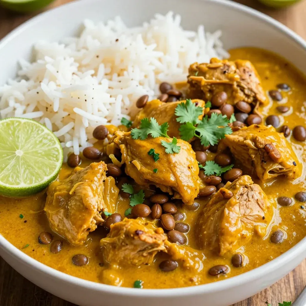 Slow Cooker Chicken and Lentil Curry for a Healthy Dinner