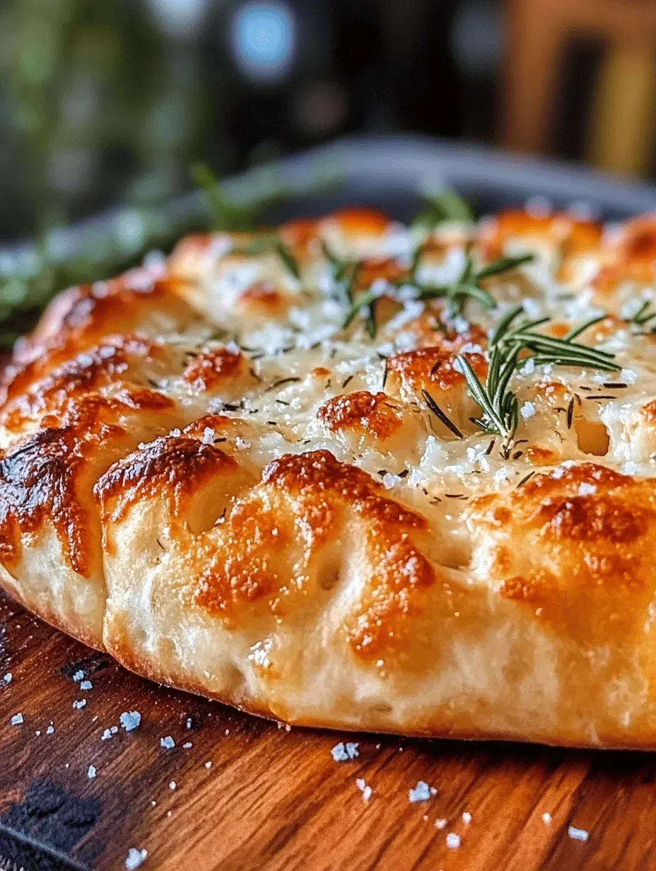 Garlic Parmesan Focaccia Bread: A Delightful Italian Staple