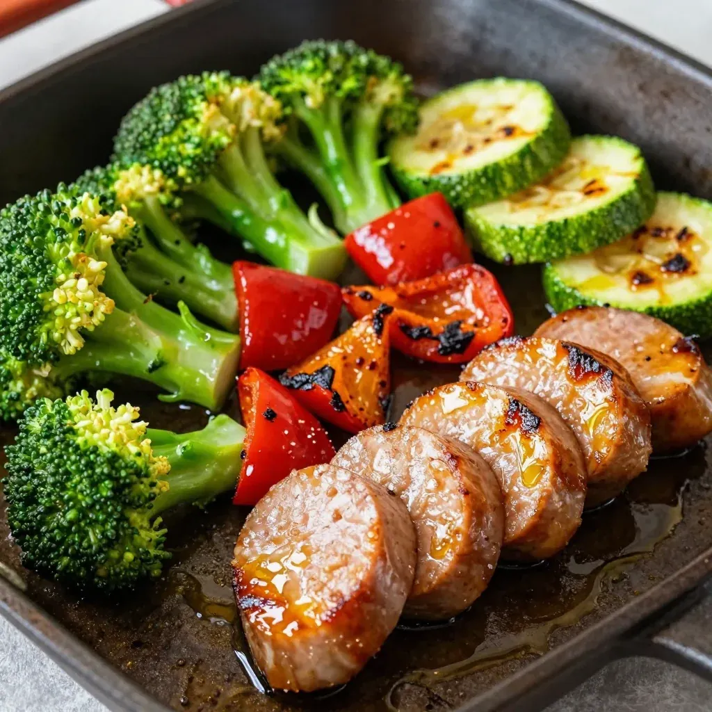 One Pan Chicken Sausage and Veggies for Busy Nights