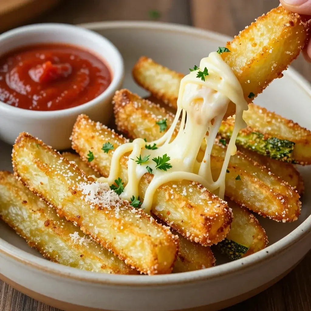 Crispy Parmesan Zucchini Fries for Healthy Winter Snacks
