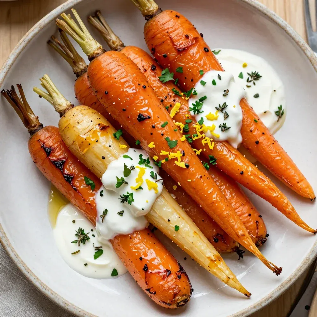 garlic roasted carrot and parsnip medley with lemon for budget dinners