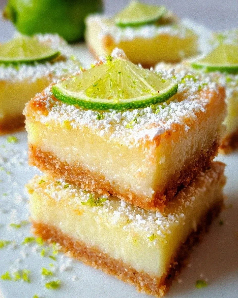 Key Lime Bars Citrus Treat