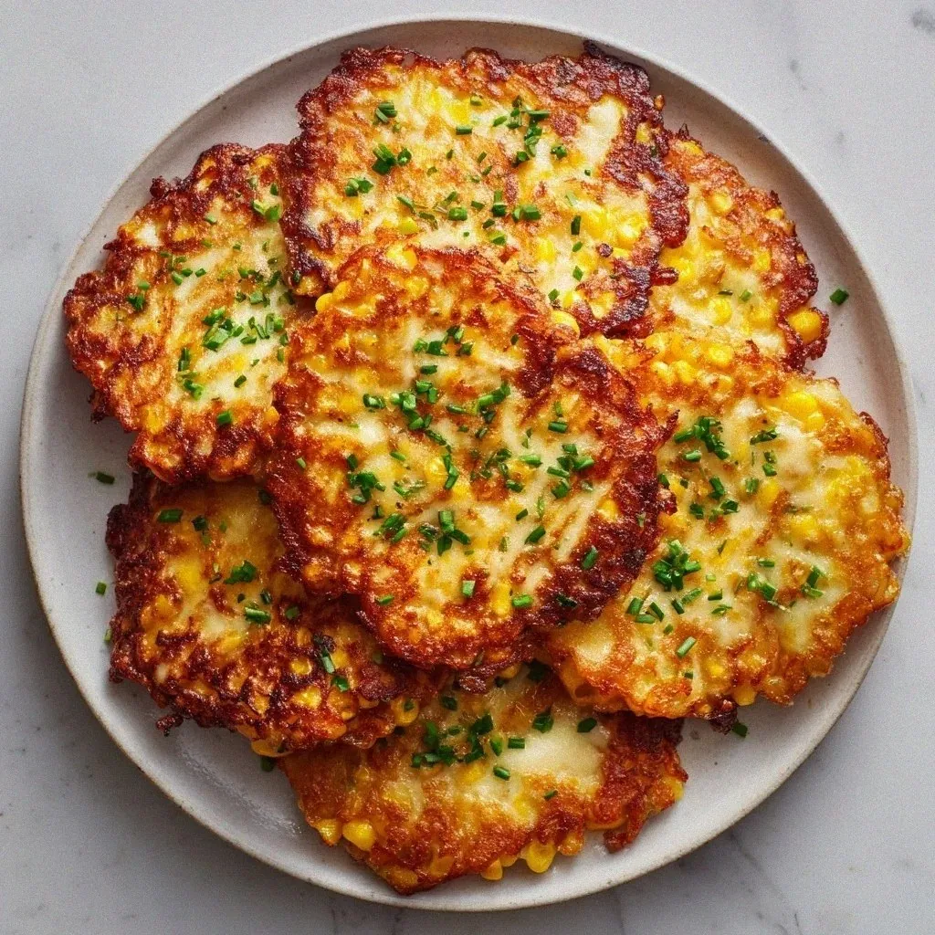 Irresistibly Crispy Cheesy Corn Fritters – Full Article