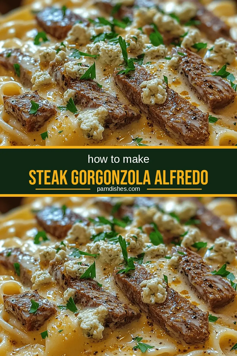 Steak Gorgonzola Alfredo Recipe