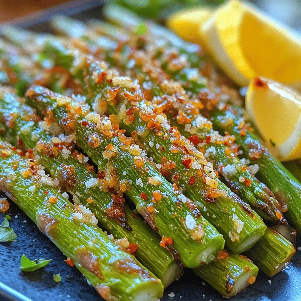 Crispy Parmesan Roasted Asparagus: A Flavorful Vegetable Side Dish