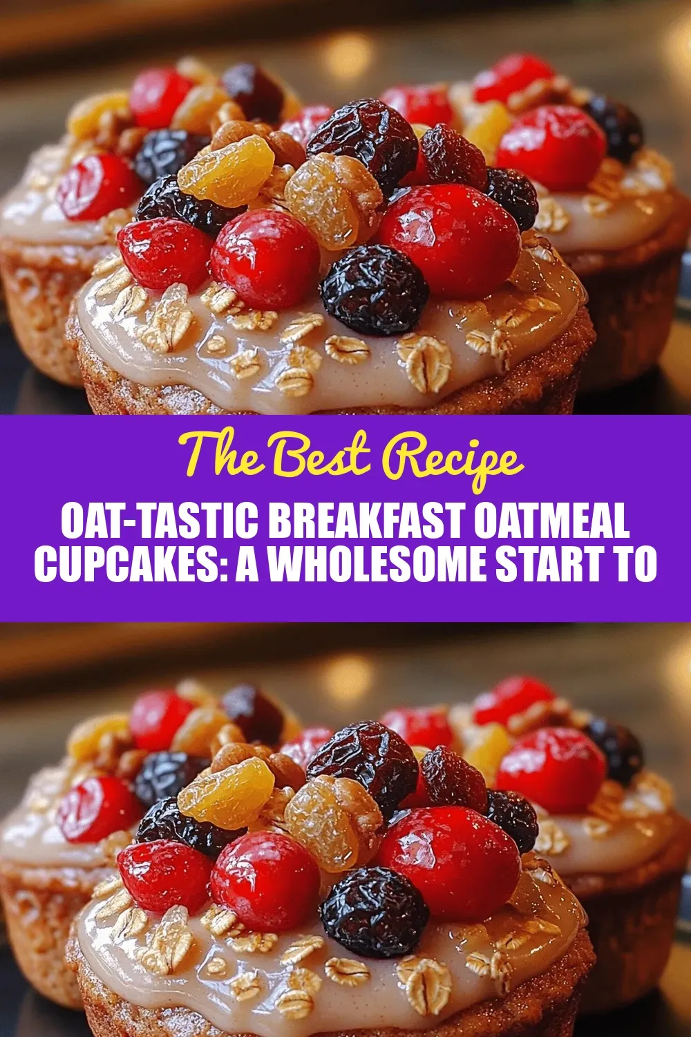 Oat-tastic Breakfast Oatmeal Cupcakes: A Wholesome Start to Your Day