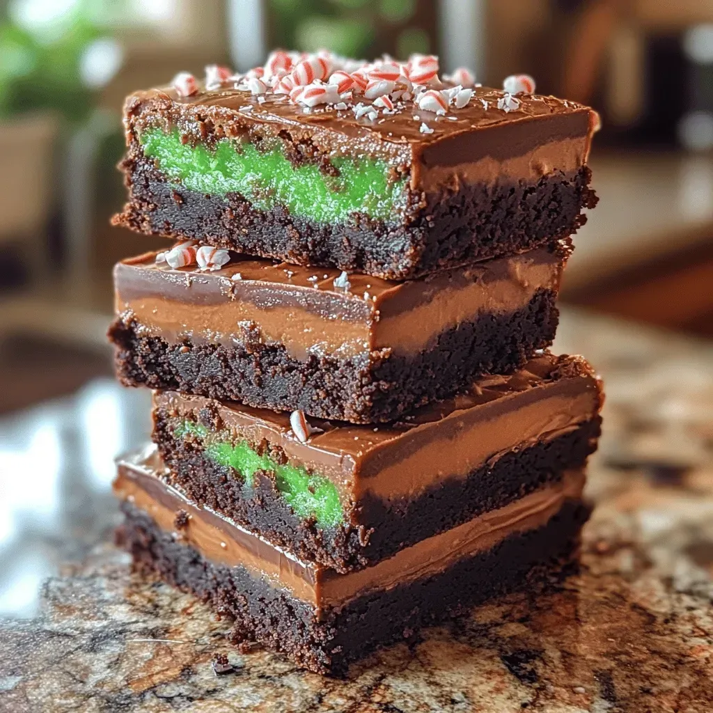 Irish Mint Brownies Recipe