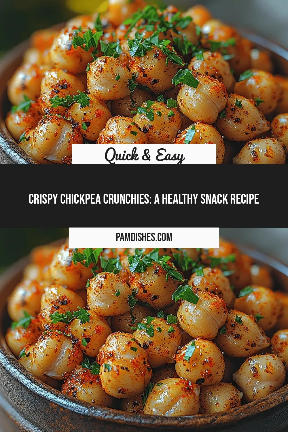 Crispy Chickpea Crunchies: A Healthy Snack Recipe