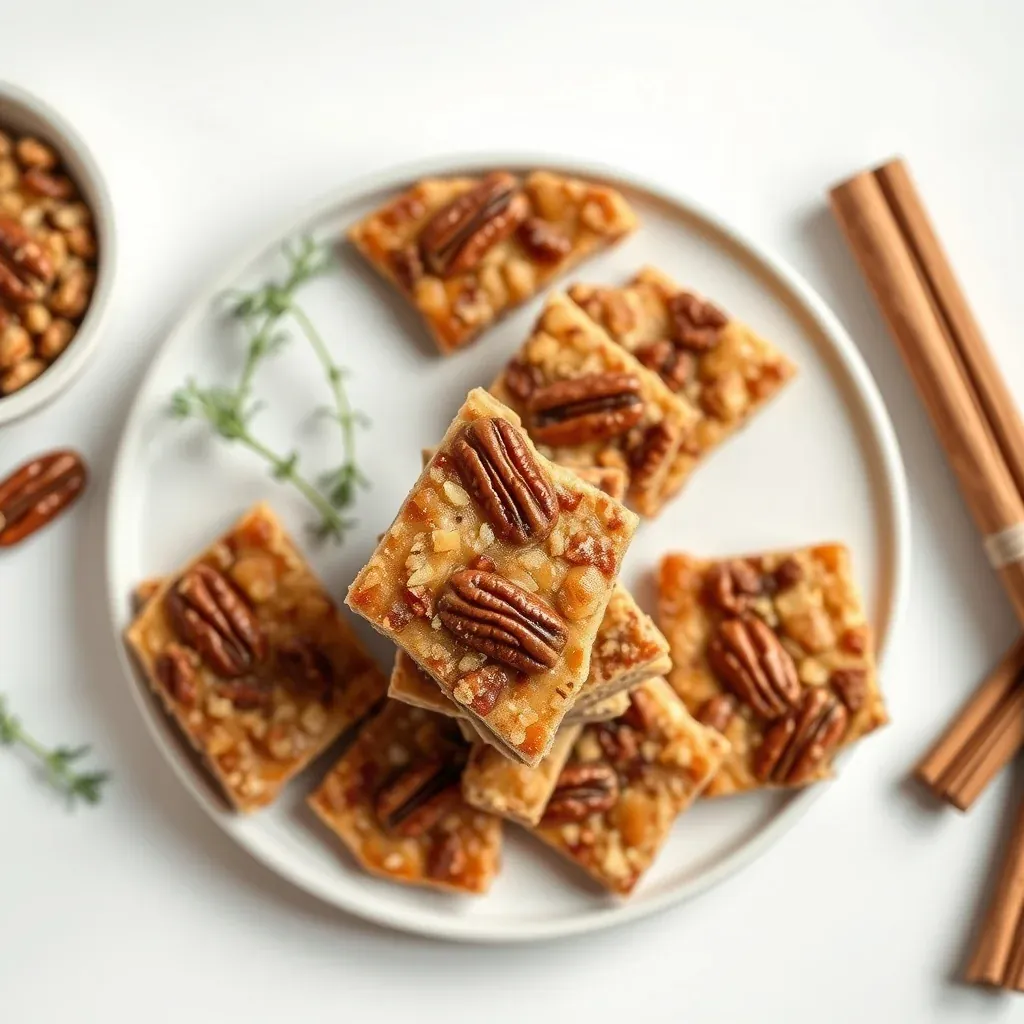 Cinnamon Sugar Pecan Brittle