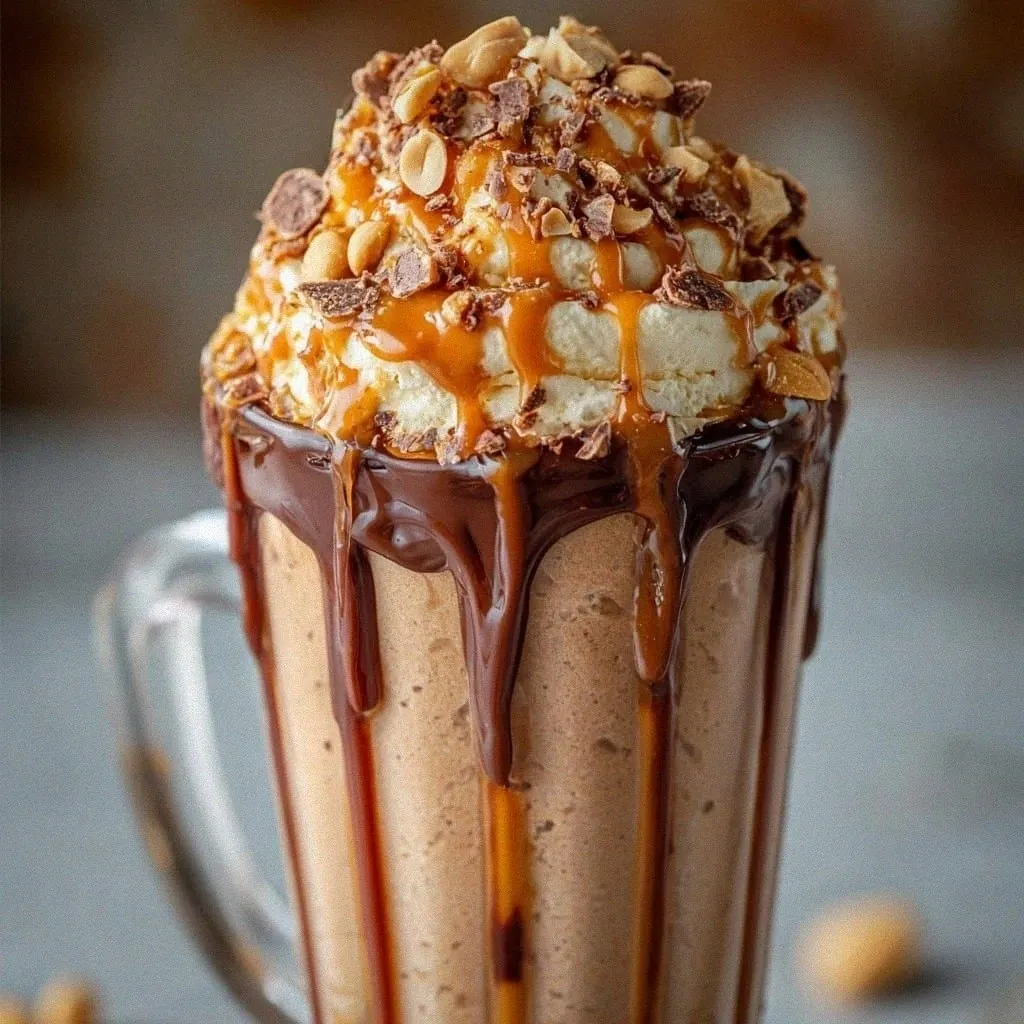 Summer Chocolate Peanut Butter Caramel Milkshake – My Go-To Treat