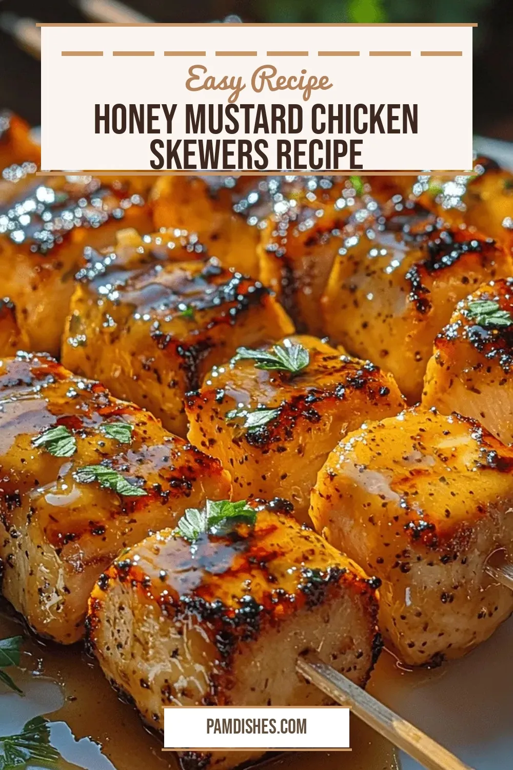 Honey Mustard Chicken Skewers Recipe