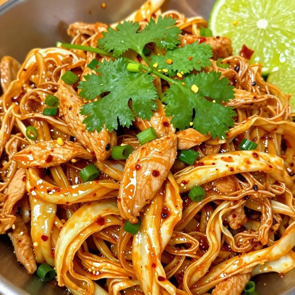 Spicy Ground Chicken and Cabbage Stir Fry with Lime